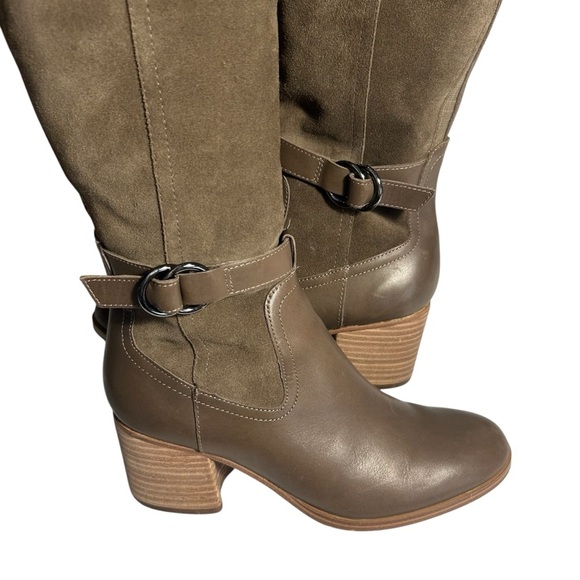 Marc Fisher Leather and Suede Tall Boots Womens 7M - Picture 2 of 16